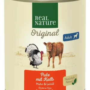 REAL NATURE Adult Pute und Kalb mit Reis 800 g Günstig